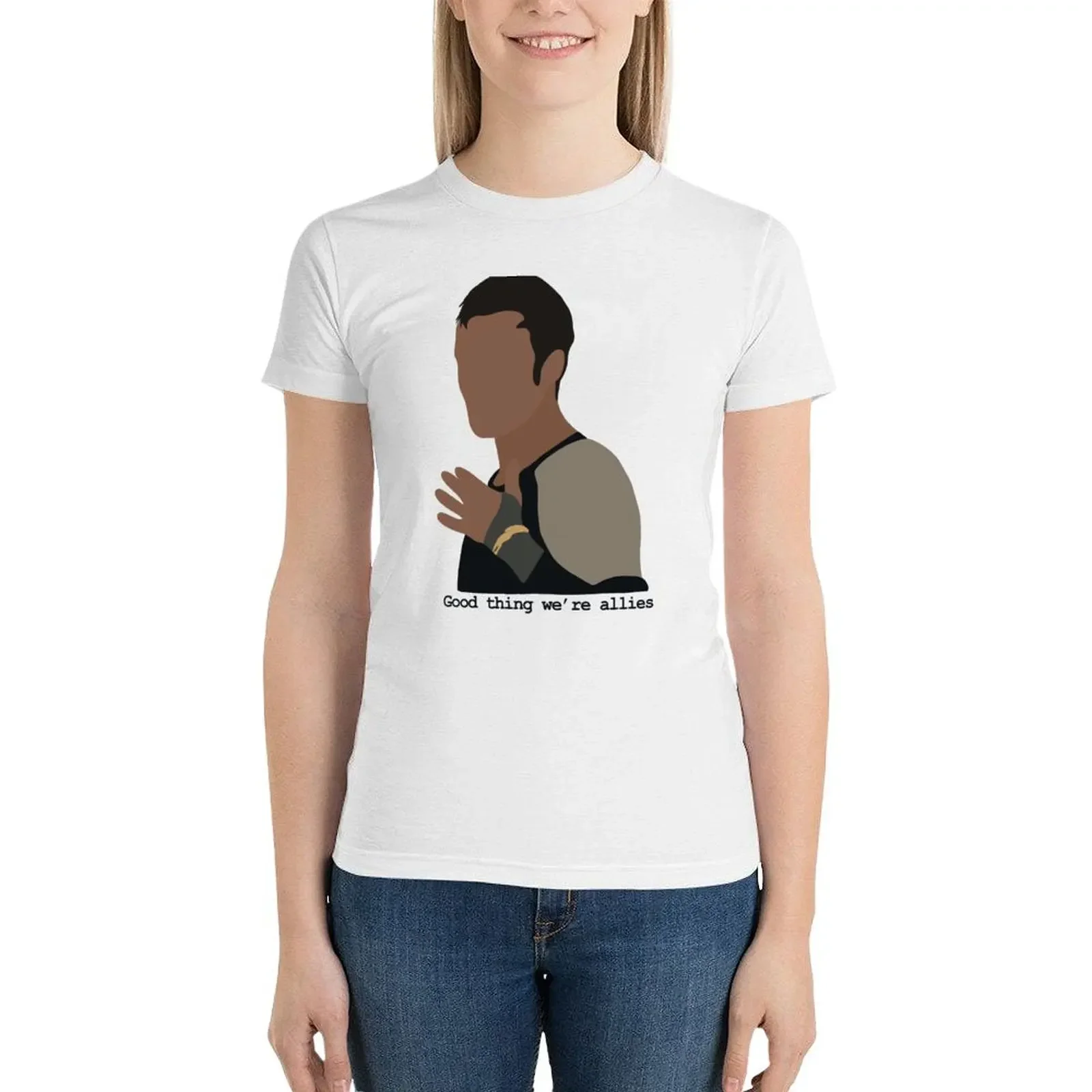 Finnick Odair T-Shirt Grappige Korte Mouw T-Shirt Koreaanse Dameskleding