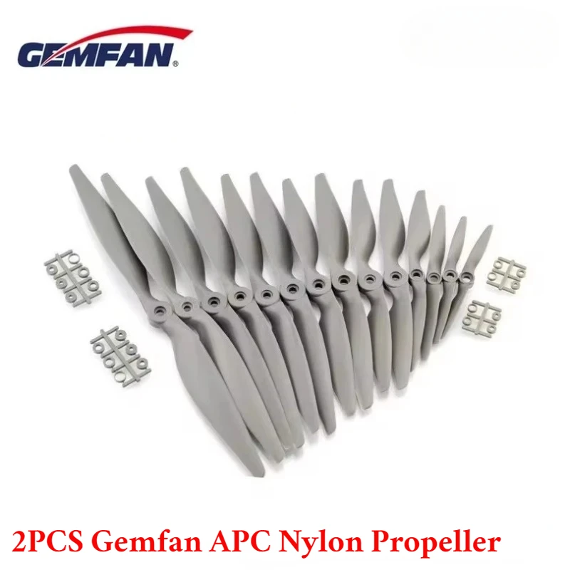 2PCS Gemfan Apc Nylon Propeller 5x5/6x4/7x5/8x4/8x6/9x6/10x5/10x7/11x5.5/12x6/13x6.5/14x7/16x8/17x10 Props For RC Model Airplane