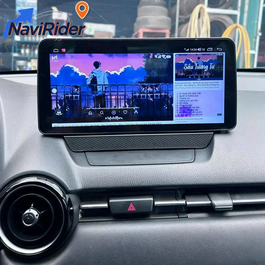 10.25inch Android 15 Screen For Mazda 2 CX-3 CX3 2015 2016 Car Multimedia Video Player GPS Bluetooth Stereo Autoradio Navigation