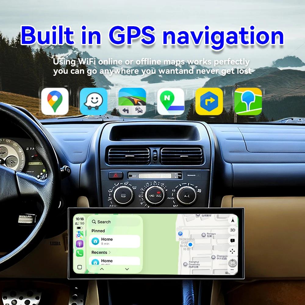 High-end Touch Display Car Stereo 15.8 Inch Android 15 System Android Auto GPS Navi Car Media For Lexus IS200/IS300 1995-2006