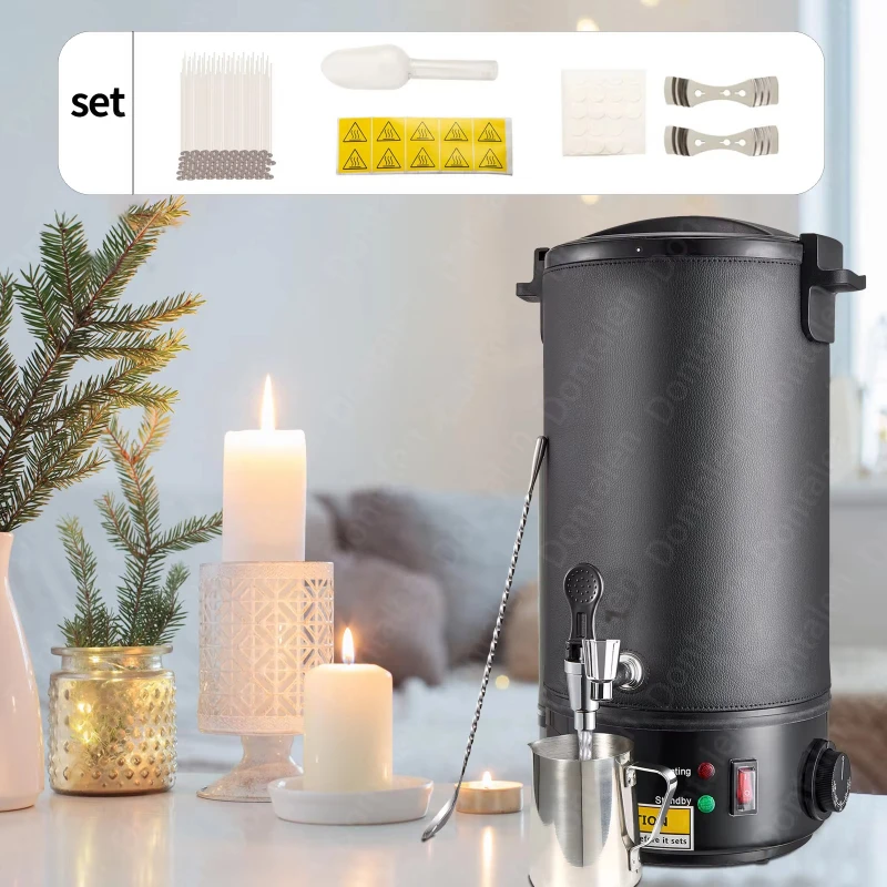 

Desktop candle manufacturing machine wholesale melting tank 6L wax melting small candle machine heater