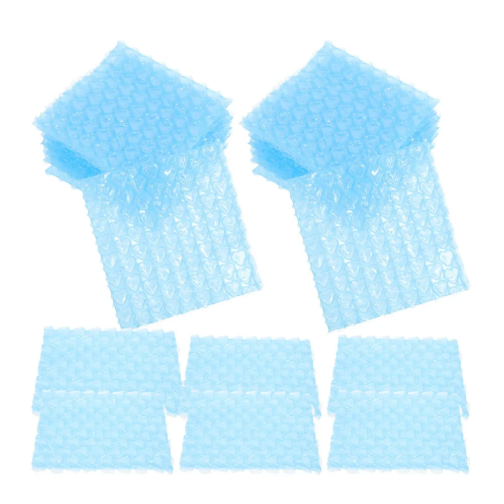 100Pcs Protective Heart Bubble Envelopes Bubble Cushion Packaging Bags for Electronics Glassware Ceramics Moving