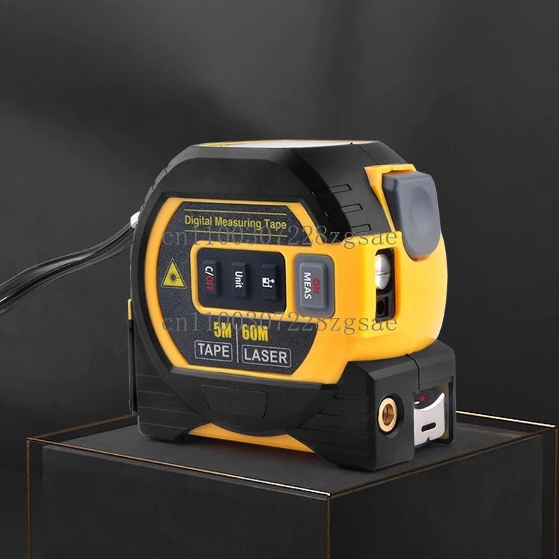 

Laser tape measure 3-in-1 infrared rangefinder Intelligent electronic measuring ruler Steel tape measure measuring room