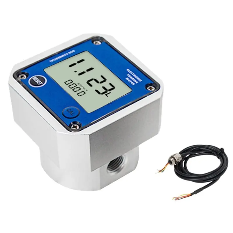 A25F-Micro Oval Gear Flow Meter Electronic RS485 Digital Liquid Flowmeter For Diesel Gasolines Urea Water G1/4 Flow Control