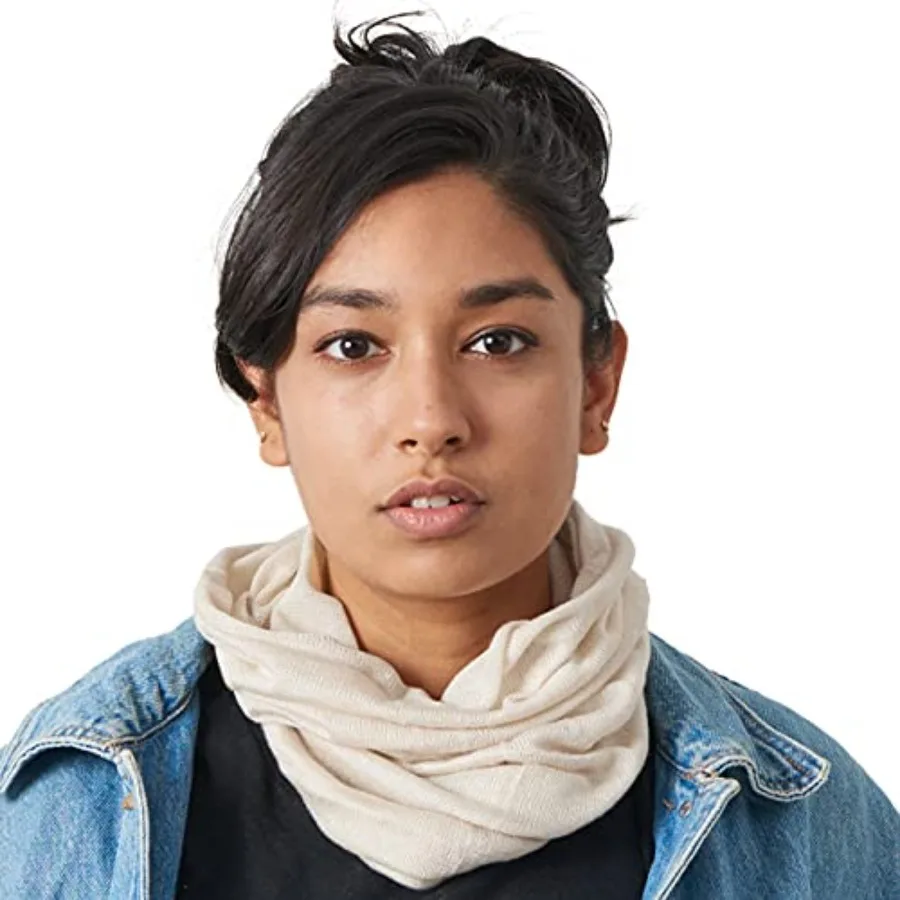 

CHARM Silk Headband Scarf Neck Gaiter - Womens Chemo Head Wrap Mens Motorcycle Fashion