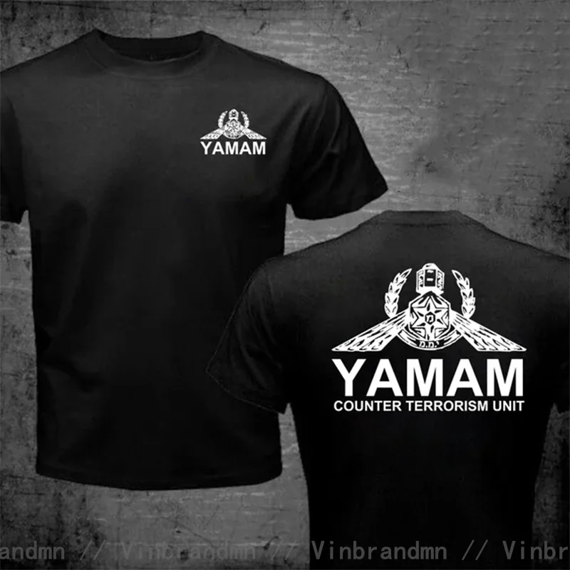 Israel Police Yamam Counter Terrorist Unit SWAT Special Forces T-Shirt Premium Cotton Short Sleeve O-Neck Mens T Shirt New S-3XL