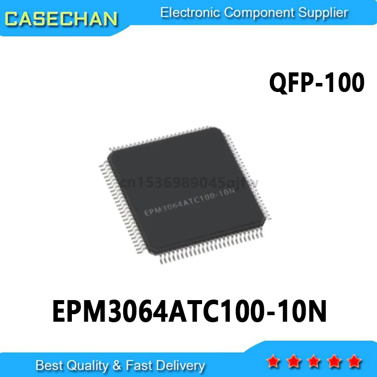 10PCS New and Original EPM3064ATC100-10 EPM3064ATC100 EPM3064ATC EPM3064 EPM3064ATC100-10N QFP-100