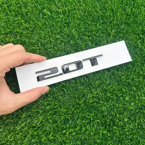 

3D Gloss Black Tailgate Emblem for 2015-2018 | 2.0T 1Pc Replacement Badge