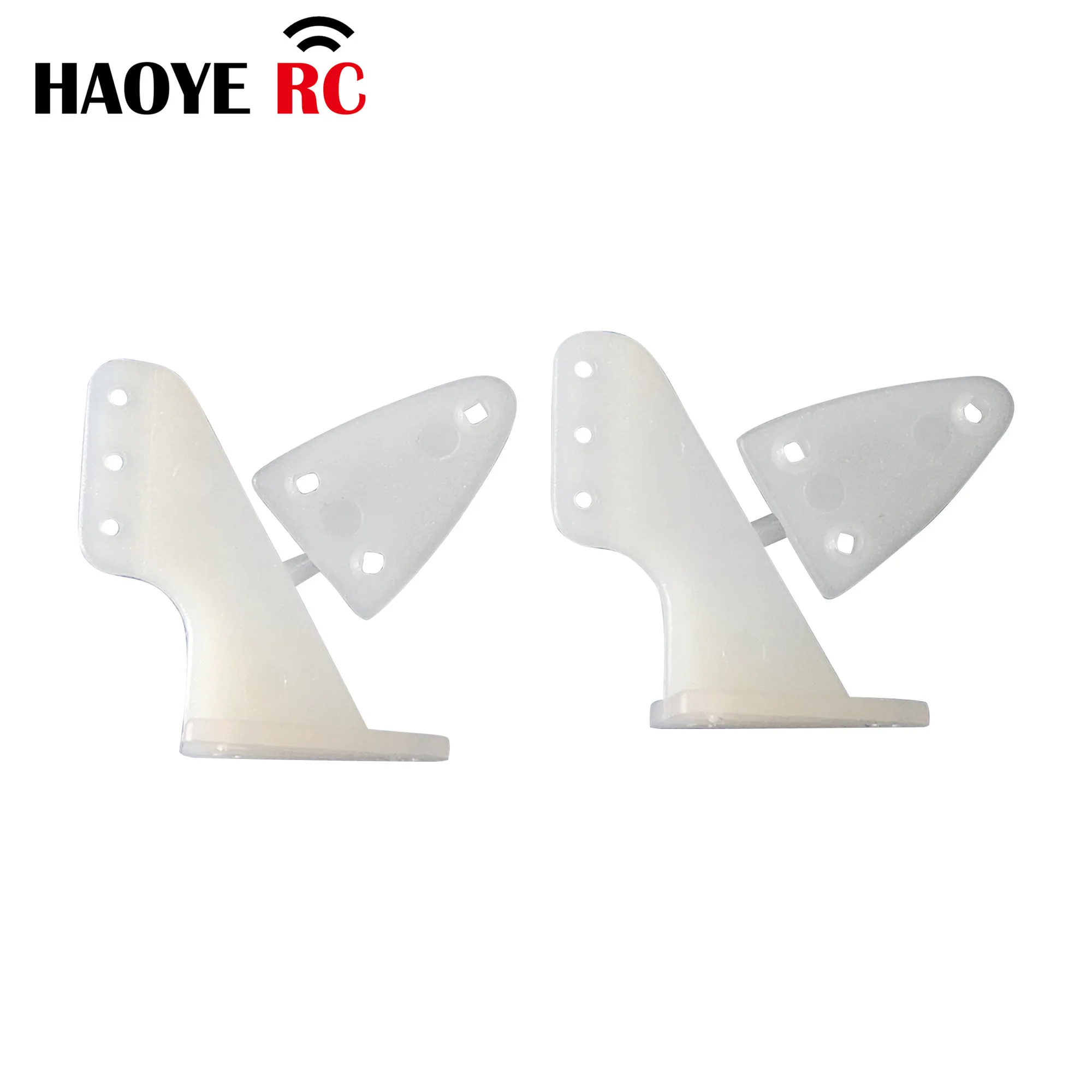 Haoye-pasador de nailon sin tornillos para avión, 10 piezas, 3 agujeros/4 agujeros, piezas de avión RC, modelo de espuma, accesorios