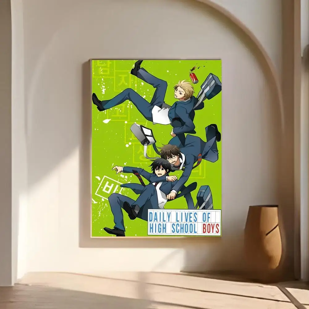 Anime - D-Dailys L-Lives o-of H-Highs S-Schools B-Boyss Poster Canvas Wall Art Poster for Bedroom Living Room Home Decoration