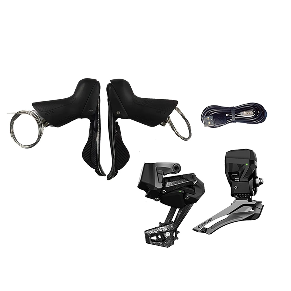 

EDS TX6000 7-14 Speed Carbon Fiber Wireless Electronic Derailleur Road Bike Transmission Kit Bicycle Gear Shifter