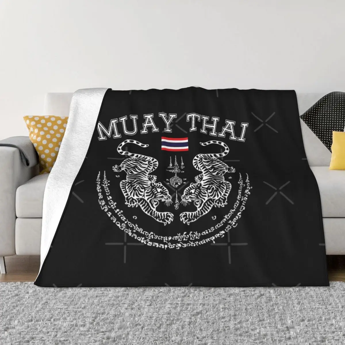 Muay Thai Men Kickboxing Men Women Anime Knee Blanket Blankets & Throws Blankets And Blankets Throw Blanket