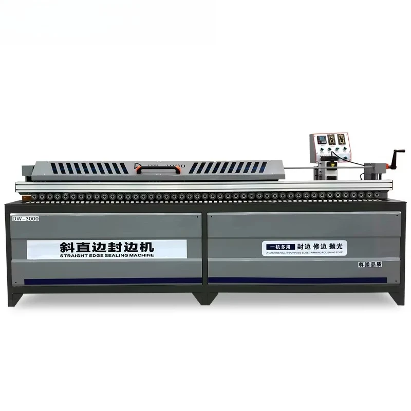 DW3000 Fully Automatic 45 Degree Oblique Straight Edge Panel Furniture Edge Banding Machine