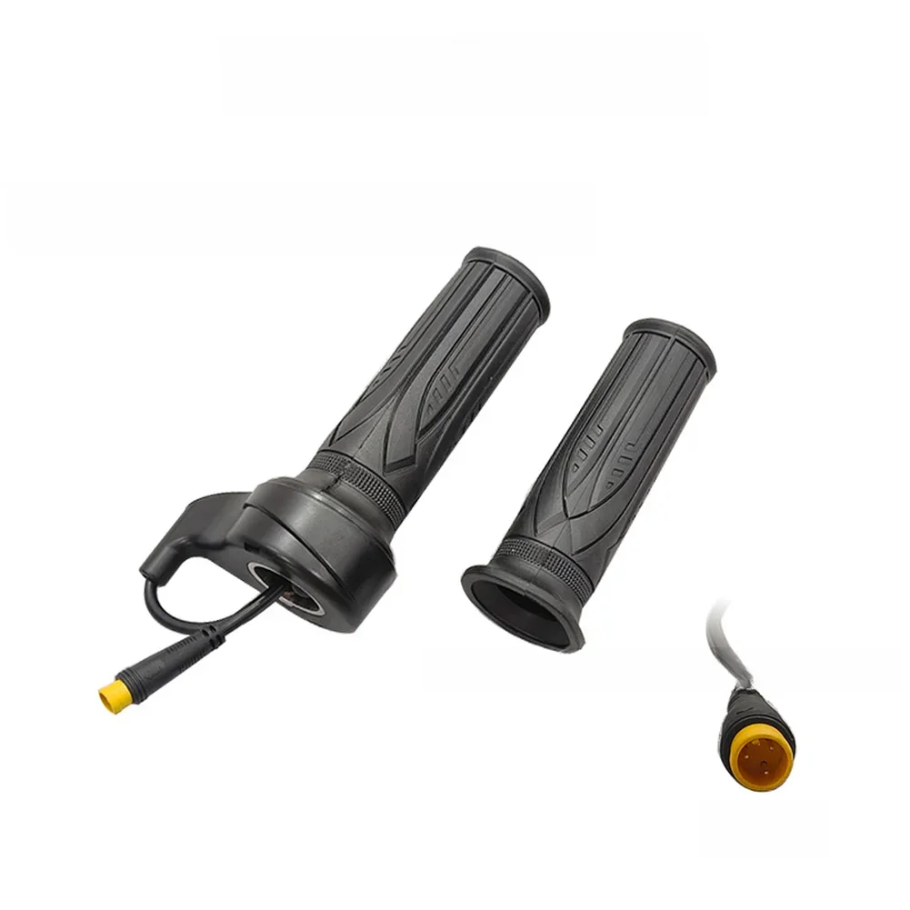 Right Handle Throttle Cycling Full Twist Throttle 3 Pin Waterproof/SM Connector Waterproof Cable For 22.5mm Electric Bike Parts