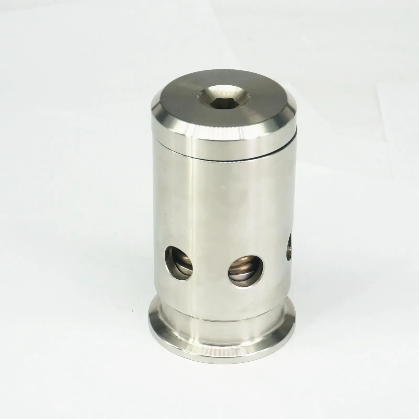 

Наконечник Tri Clamp 1,5 дюйма, наружный диаметр 50,5 мм, 0-1/2/3 бар, регулируемый вакуумный клапан сброса давления из нержавеющей стали 304