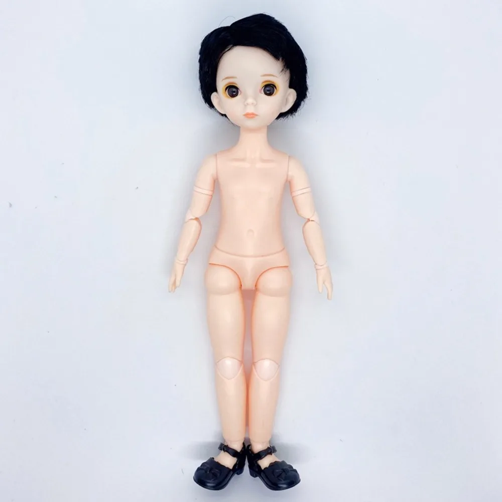 

Children With Hair Boys Dolls Toy 3D Eyes Jointed Swivel 1/6 Doll 30cm 12 Inch Joints Doll Collocation