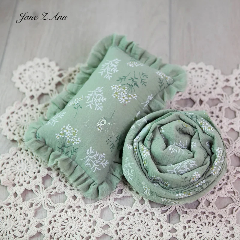 Newborn Photography Wrap Pillow Countryside Print Set  Baby Photo Pillow +Print Style Wrap Cloth