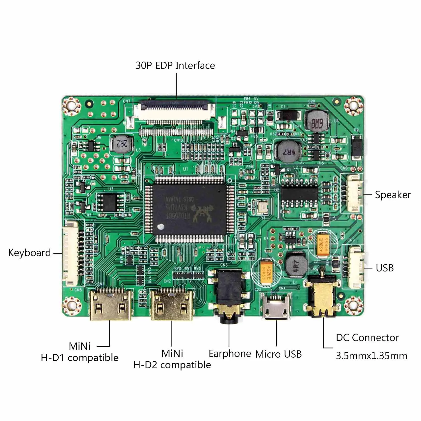 Płytka kontrolera LCD H-D do ekranu LCD 15,6 cala 17,3 cala N173HCE-E31 1920X1080 30Pin eDP
