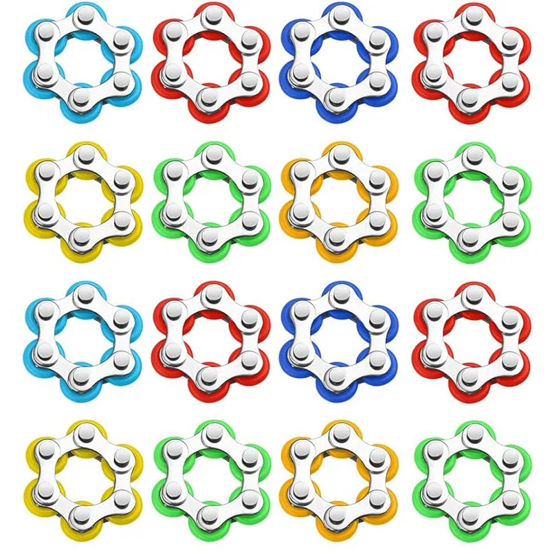 Flippy Roller Chain Fidget Toys Adults Kids EDC Gadgets Hand For Autism ADHD Decompression Relieve Stress And Anxiety