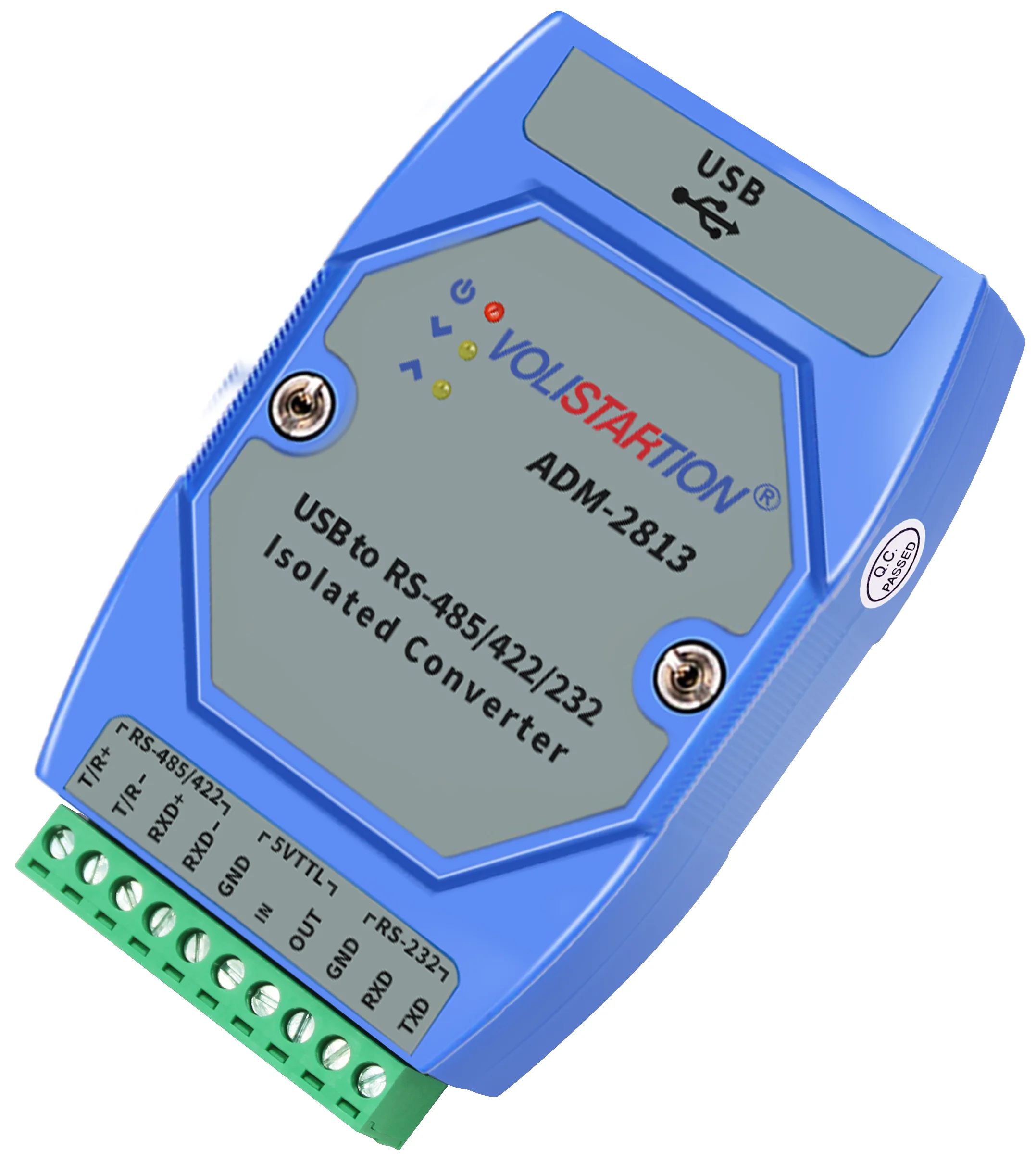 ADM-2813 Industriële Kwaliteit Usb Naar Rs485/422/232/Ttl Usb Naar 485232 Foto-Elektrische Isolatie Ft232 Rail