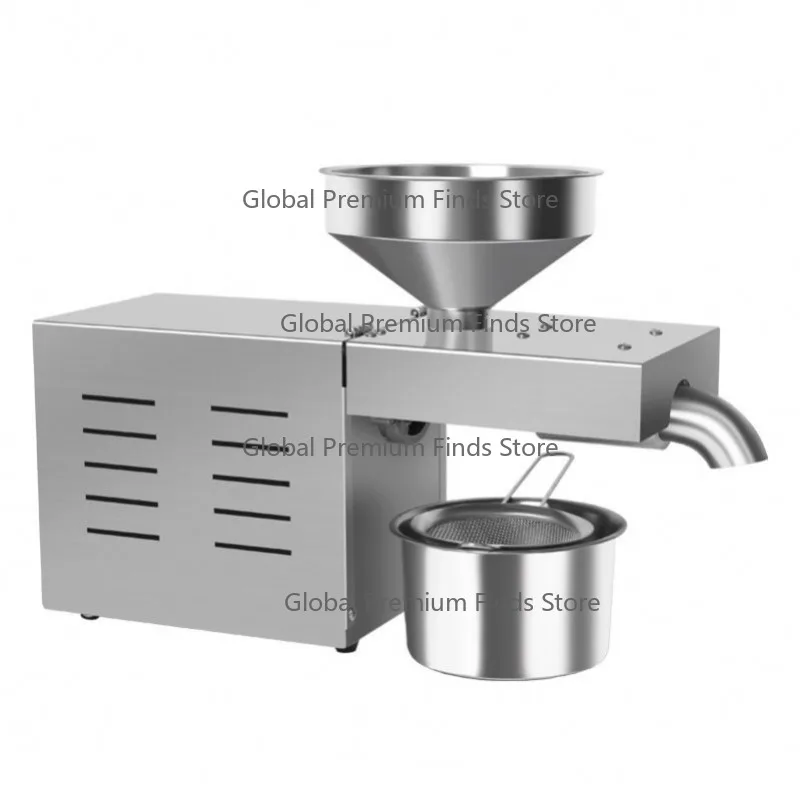 Cold & Hot Press Mini Oil Press Machine for Home | Peanut Oil Extraction Equipment for Small Food Processing Lines