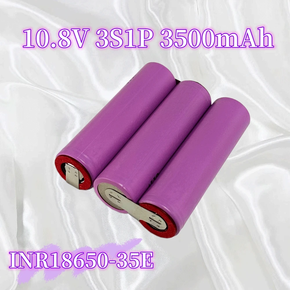 7.4V-24V série navázání 18650 baterie pack, INR18650-35E 3500mah 24V šroubovák  přizpůsobené baterie