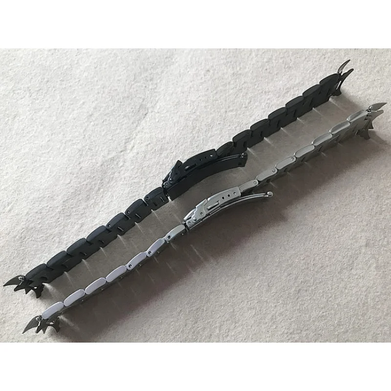 Сменный ремешок из твердой нержавеющей стали 20 мм 22 мм с изогнутым концом для Seiko skx007 skx009 skx011 с аксессуарами для браслетов-инструментов