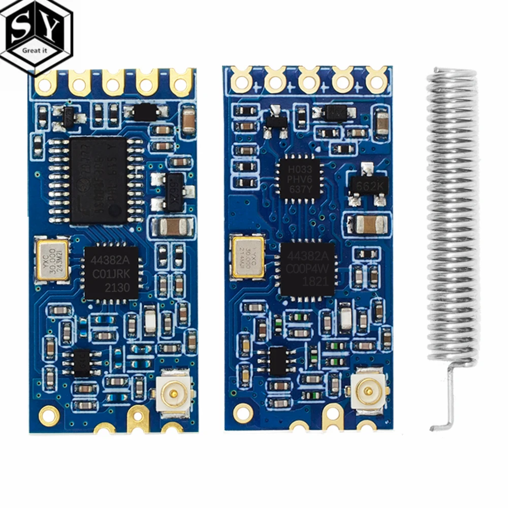 1PCS HC-12 4438 Wireless Microcontroller Serial, 433 Long-Range, 1000M With Antenna For Bluetooth