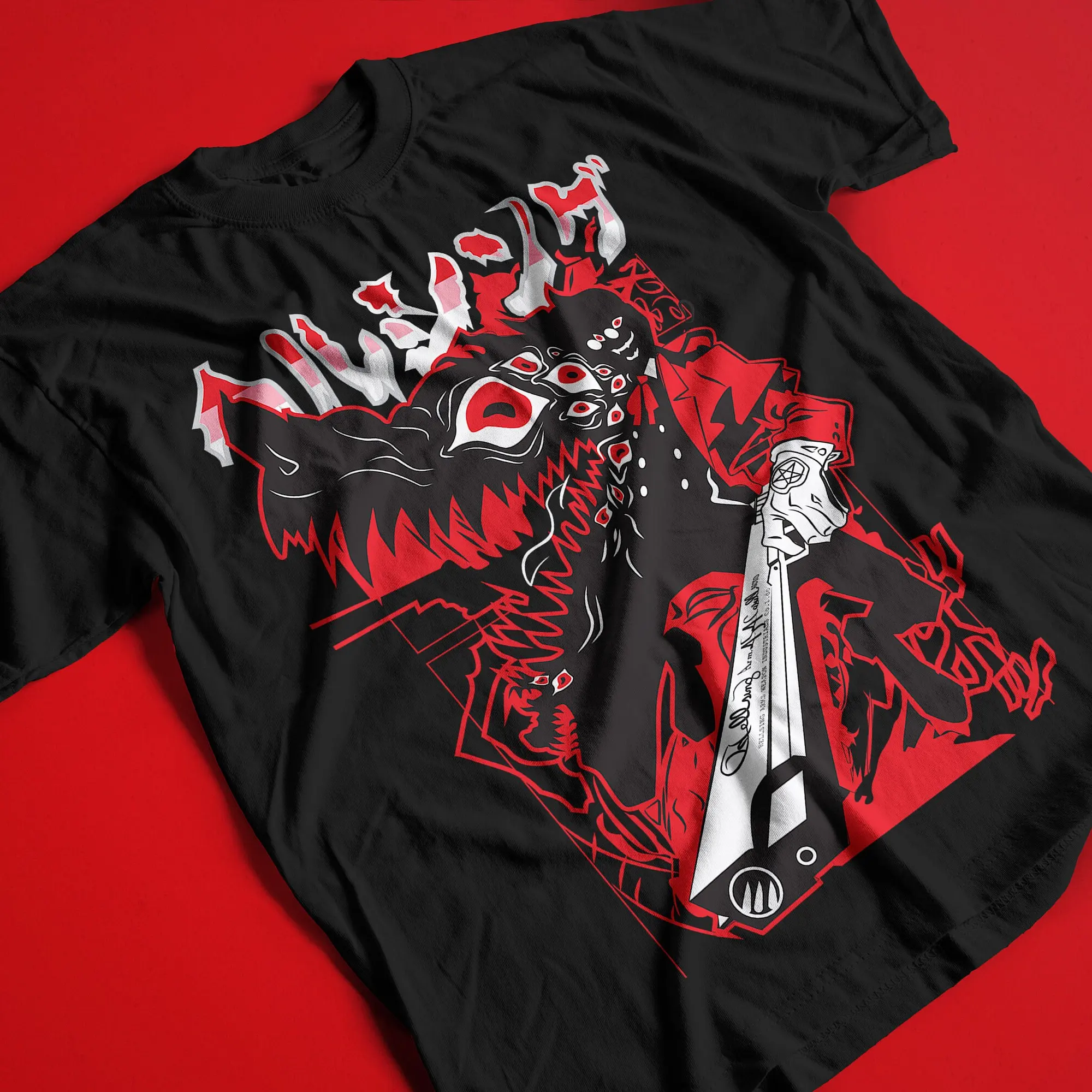 Hellsing Alucard Vampire Anime Graphic T Shirt Men Women Gothic Streetwear Cotton Casual Short Sleeve Tee