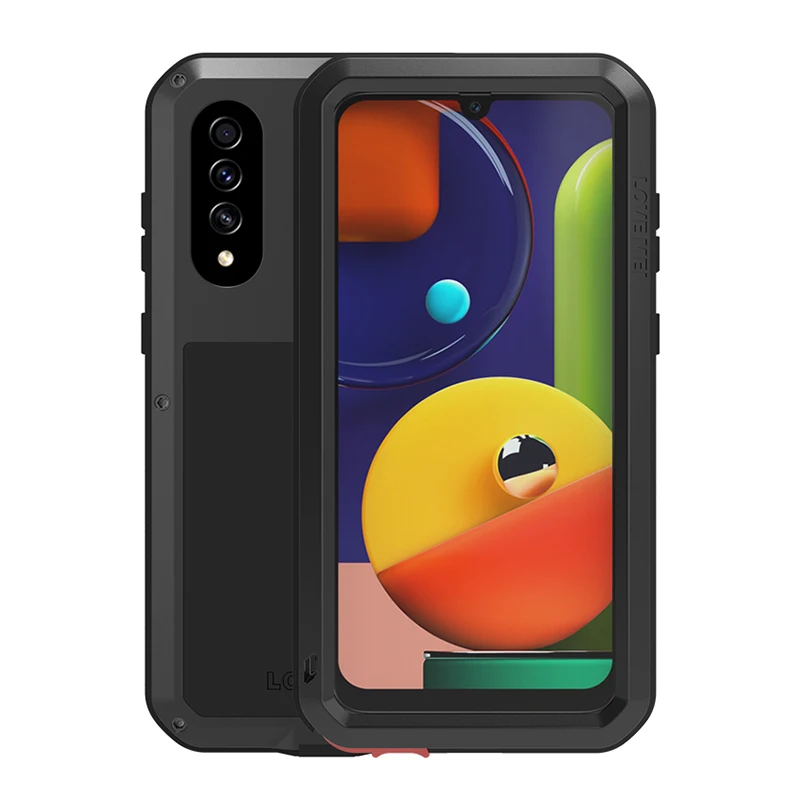 

Love Mei Metal Case For Samsung Galaxy A50s Armor Shockproof Phone Case For Samsung Galaxy A50s Rugged Full Body Anti-fall Cover