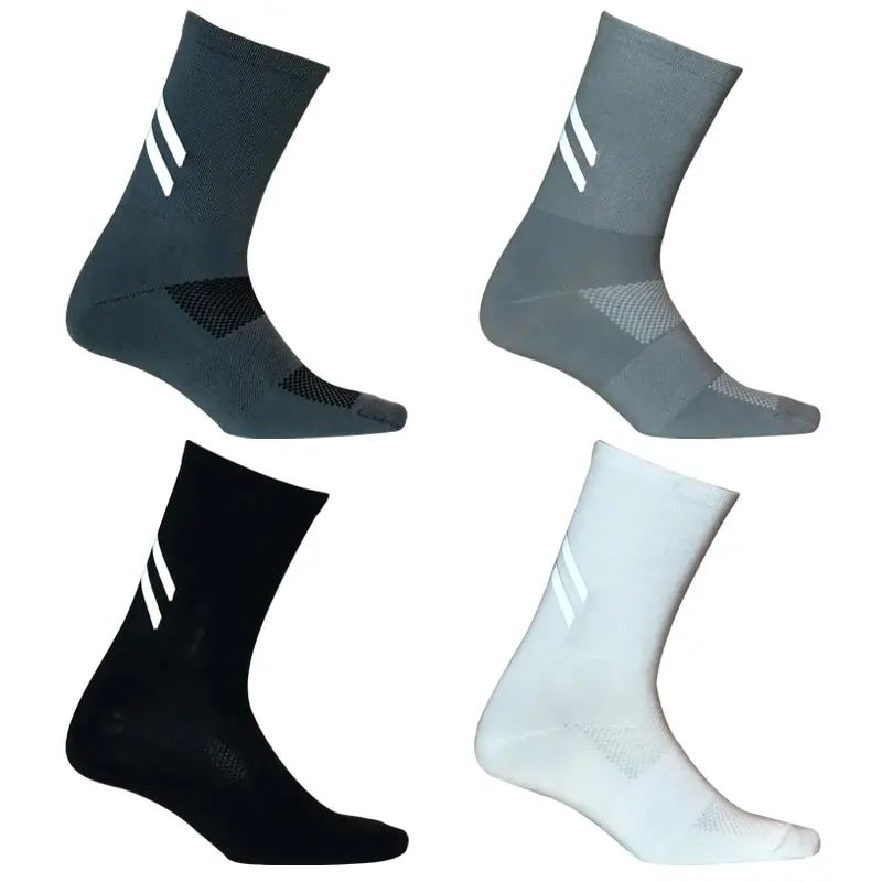 Four Seasons Average Size Men And Women In The Tube Bicycle Sports Cycling Socks Moisture Wicking High Bounce Reflective Socks