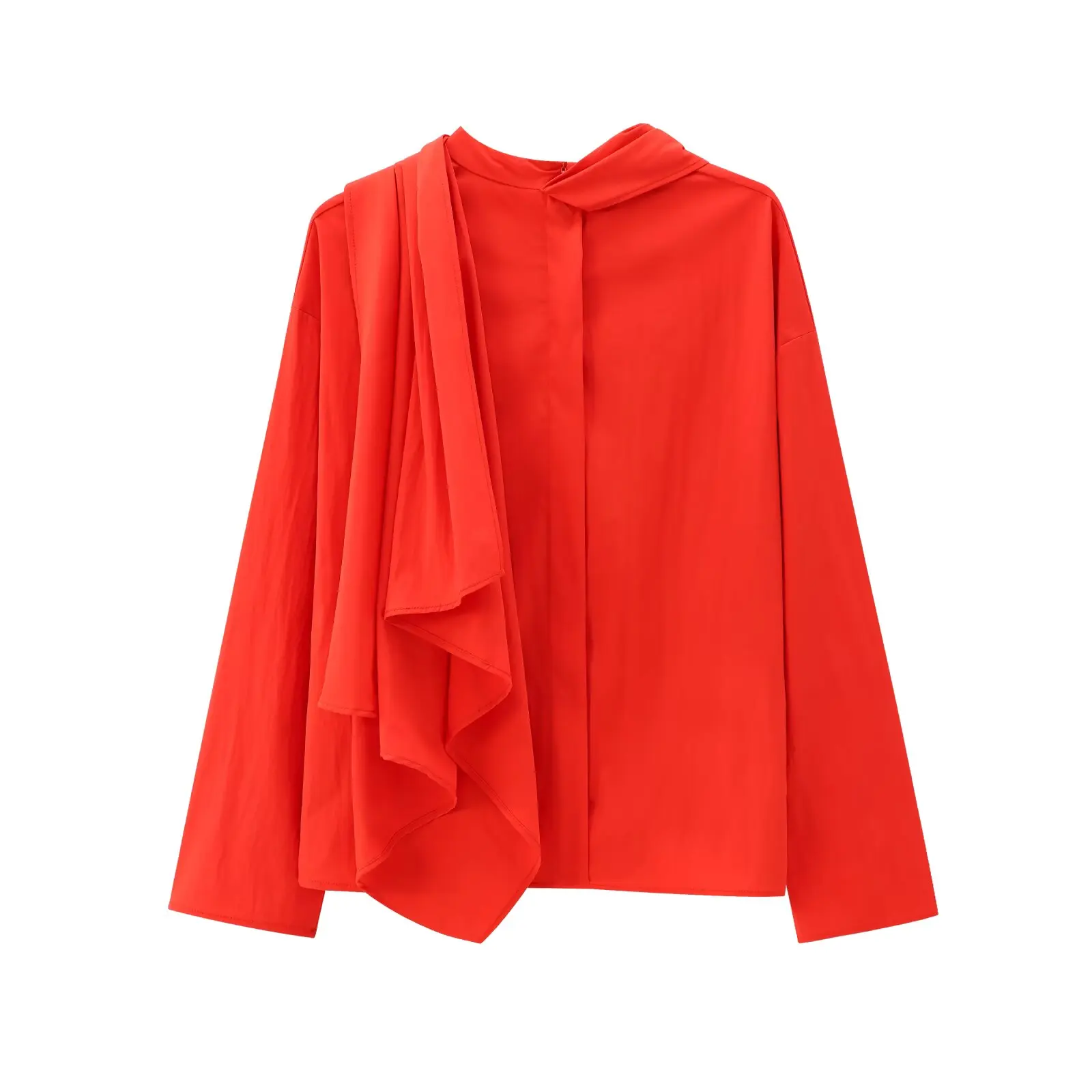 JNLEAOG Frühlingsneuer dünner Schal der Faion-Serie für Damen, verziert, Irt, leichtes Polyester, lässig, lockere Passform, lang, Sve