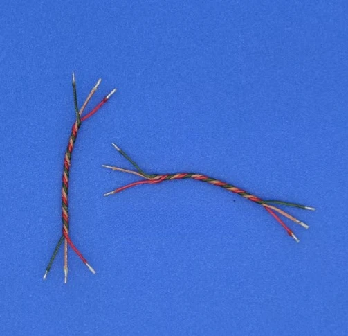 สายหูฟังแบบหลายแกนเคลือบเงา 2 แกน 3 แกน 4 แกน 5 แกน 6 แกน 7 แกน 8 แกน 9 แกน สายฝ้าย ขนาด 8/0.08