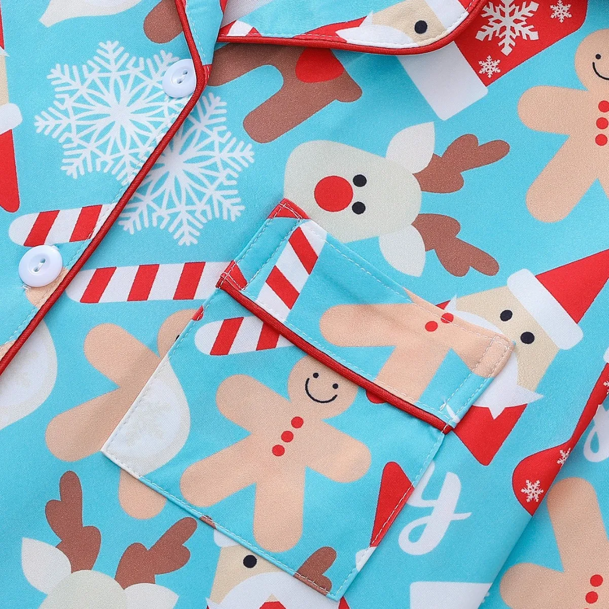 Santa Claus Print Women Pajamas Autumn Long Sleeves Tops Pants Casual Christmas Party Home Clothes Ladies Nightgown Sleepwear