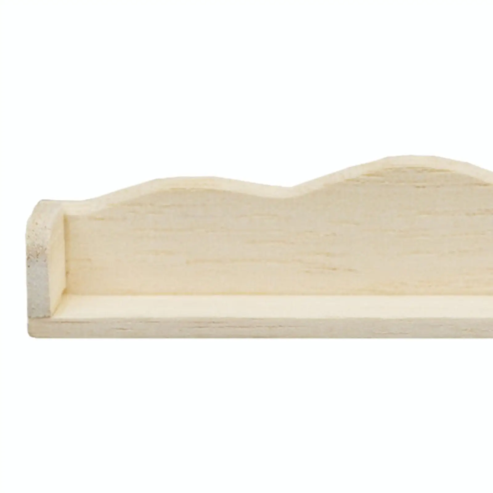 1:12 casa de muñecas estante de montaje en pared de madera estante artesanía en miniatura juguete para juego de imitación