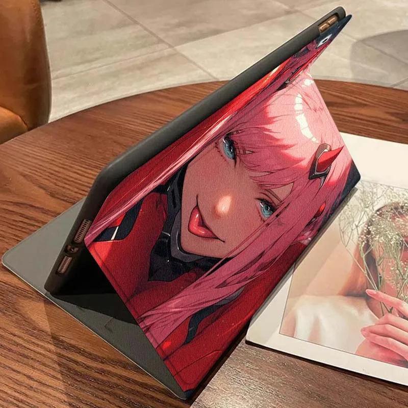 حبيبي في شعار Franxx لجهاز iPad Pro Air Mini 2 3 4 5 6 7 7th 8th 9th 10th 11th 10.2 9.7 10.5 10.9 11 12.9 13 حافظة كمبيوتر لوحي