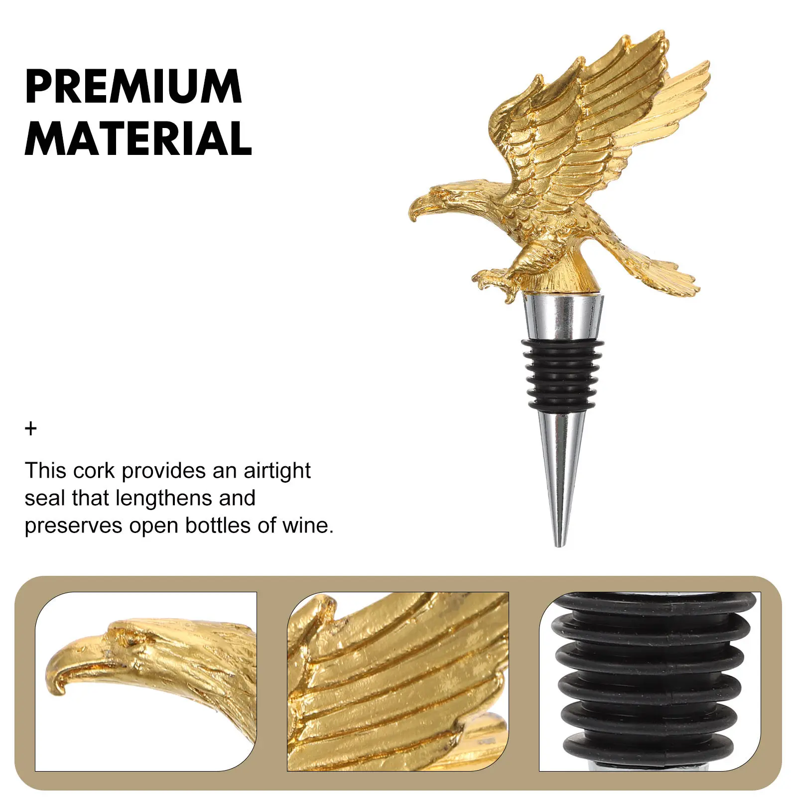 Bottle Eagle Wine Stoppers Bird Corks Accessories Beautiful for Instruments Water
