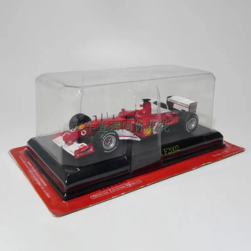 Diecast 1:43 Scale F1 F2002 Formula One Racing Car Alloy Simulation Model Classic Adult Collection Static Display