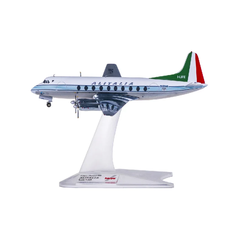 Herpa 1:200 Scale 554732 Alitalia Airlines 700 I-LIFE Diecasts Collectible Aircraft Model Metal Miniatures Christmas Gift Toys