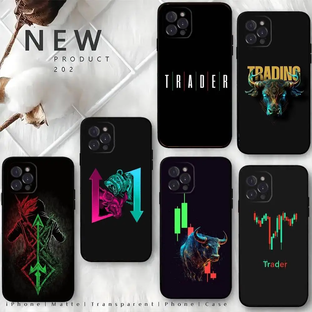 

Чехол для телефона Day Trading Day Trader Trader для iPhone 16,15,14,13, 12 Mini 11 Pro XR, X, XS, MAX 7, 8 Plus, силиконовый чехол, мягкий черный