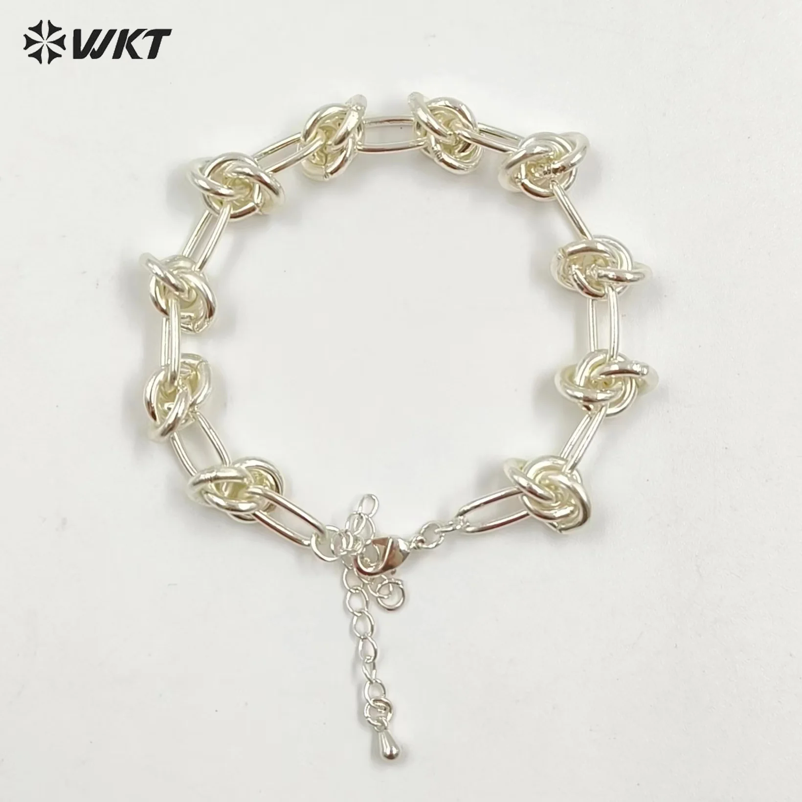 WT-JF338 WKT 2022 fashion yellow brass chain fashion Bracelet for women gift and party 2022 jewelry trend Chain Special chain