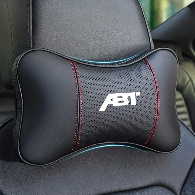 1 Stück Auto-Sitzkissen für Kopfstütze, Nackenkissen für ABT RS3-R RS6 Avant RS7-R XGT Golf R R36 SQ5 Q5 CUPRA Zubehör Innenausstattung
