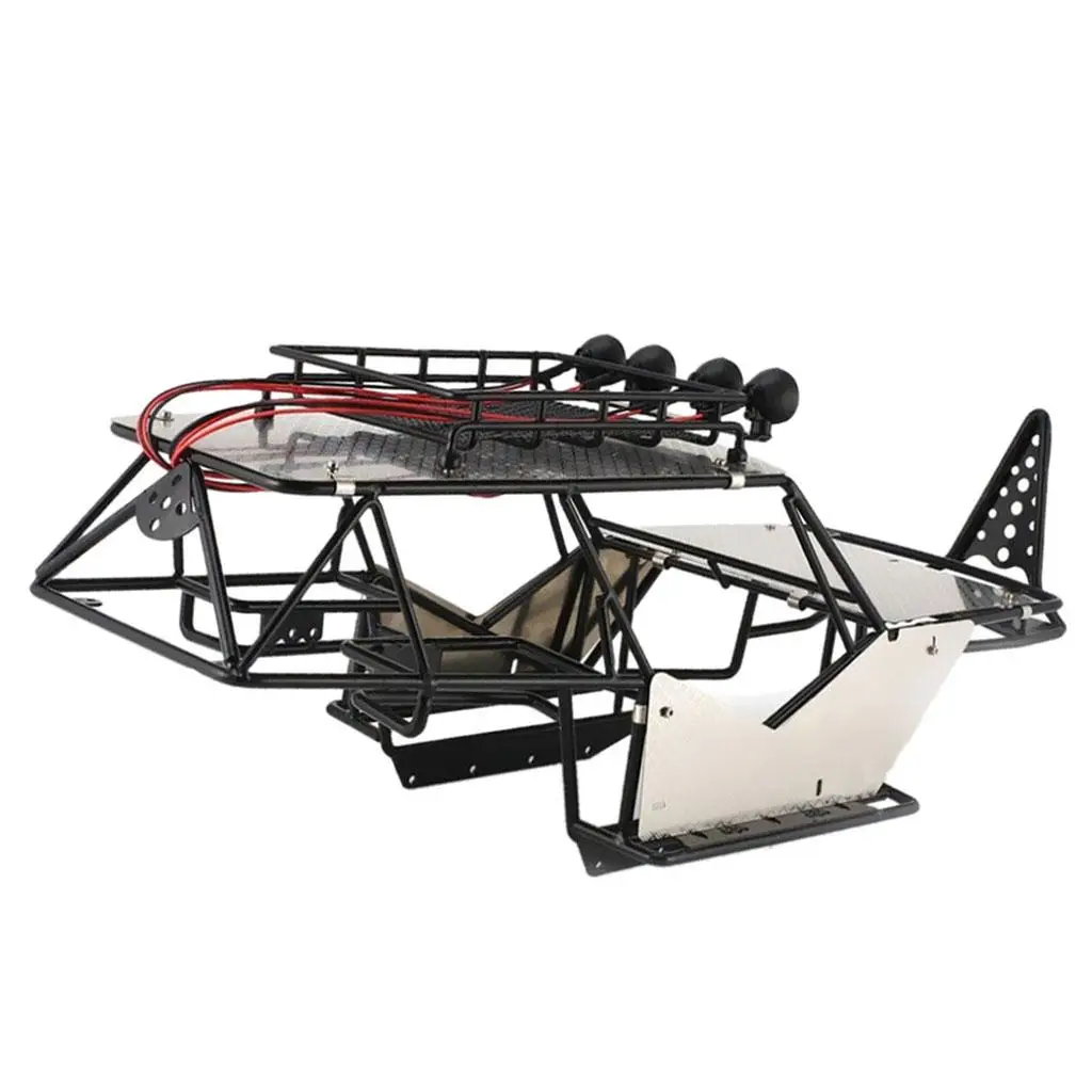 Metal Frame Body Roll Cage for Axial 1/10 RC Crawler Climbing Truck,