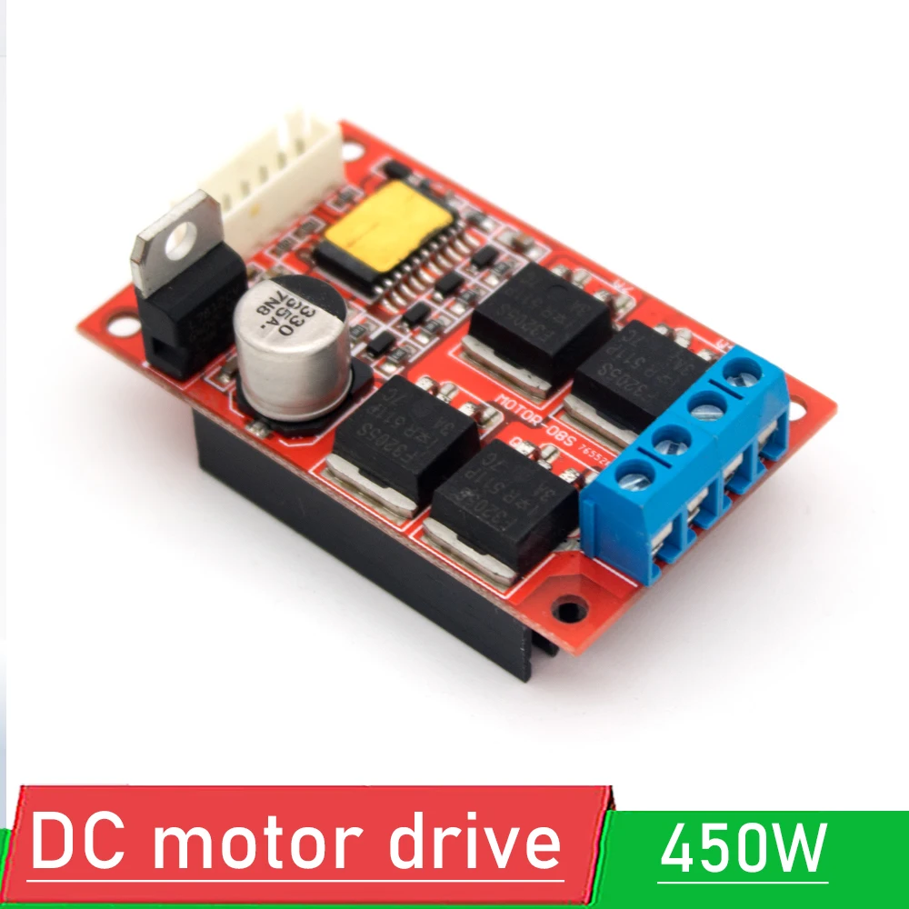 

DYKB 12/24/36V 450W high-power DC motor drive board/module positive and reverse braking can be fully PWM