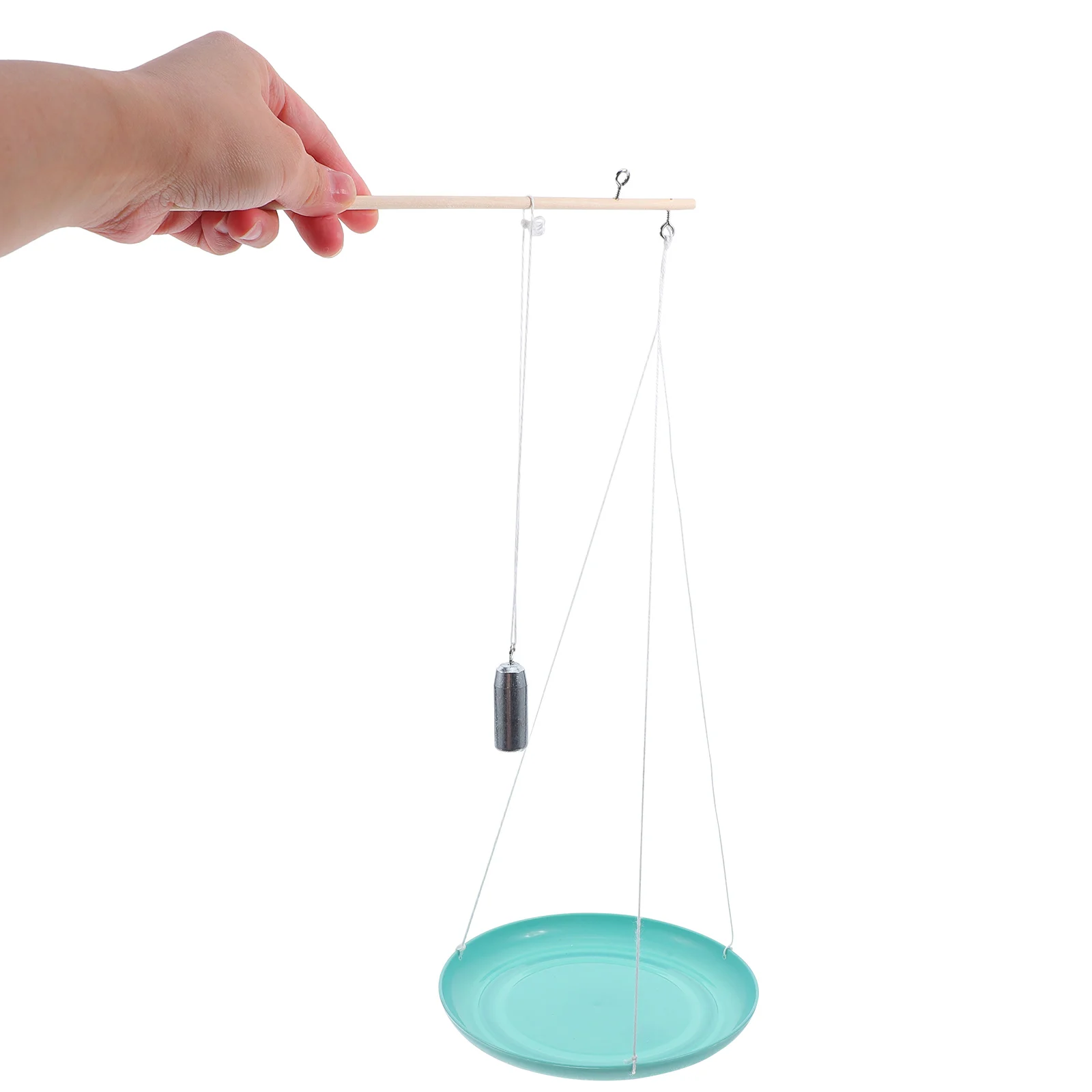 

Pole Scale Science Kit Invention Steelyard Toy Education Small Steelyards for Craft Wood Diy Gadget Child