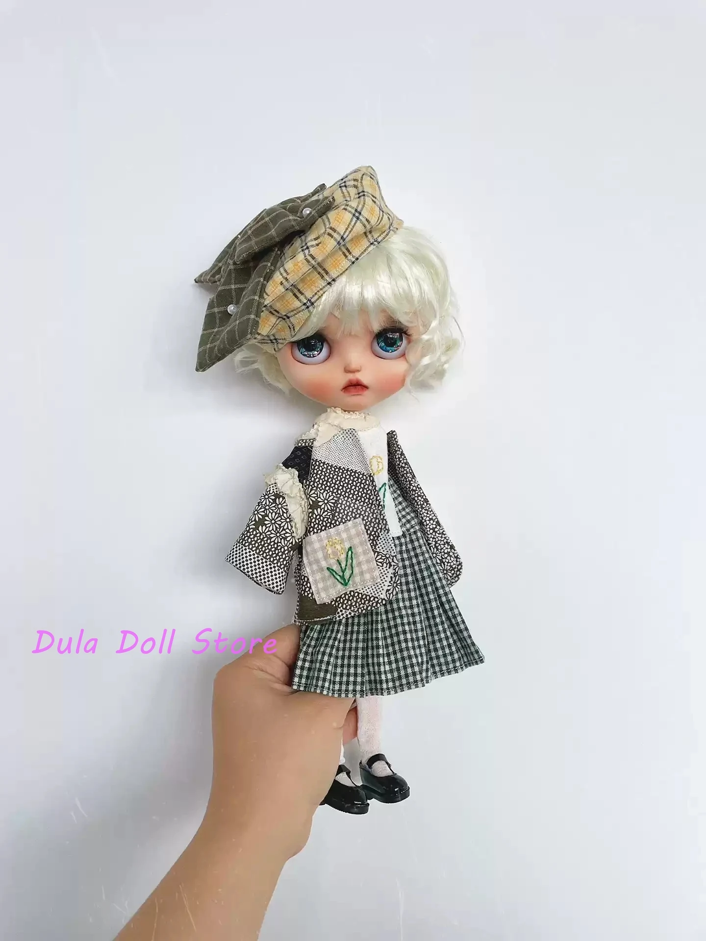 Dula Doll Clothes Dress Tulip sundress set Blythe ob24 ob22 Azone Licca ICY JerryB 1/6 accessori per bambole Bjd