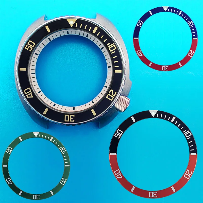 

Men's Watch Repair Part Ceramics 33.7*27.2mm Bezel Insert Fits SKX007 SKX009 SRPD Case NH35 NH36 Movement