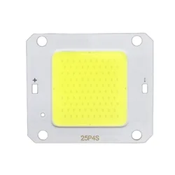 Chip de lámpara LED COB sin controlador, 50W, 12V, cuentas LED, blanco cálido/frío, sin necesidad de controlador, bricolaje para bombilla de reflector, 3000K-15000K