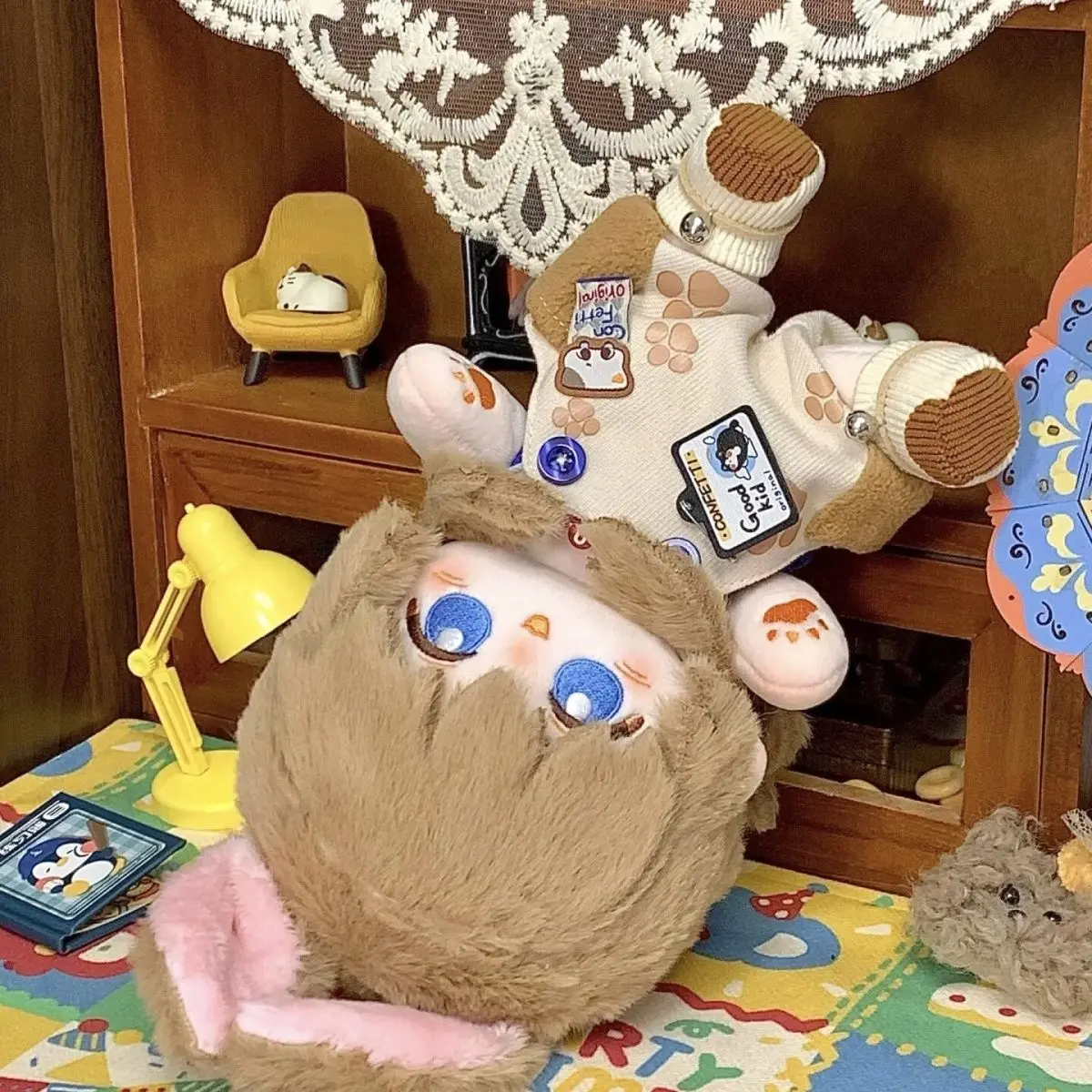 Stuffed 20cm Game Arknights Amiya Cosplay Plush Doll Toys for Fan Collection or Kids Friends Perfect Birthday Gift