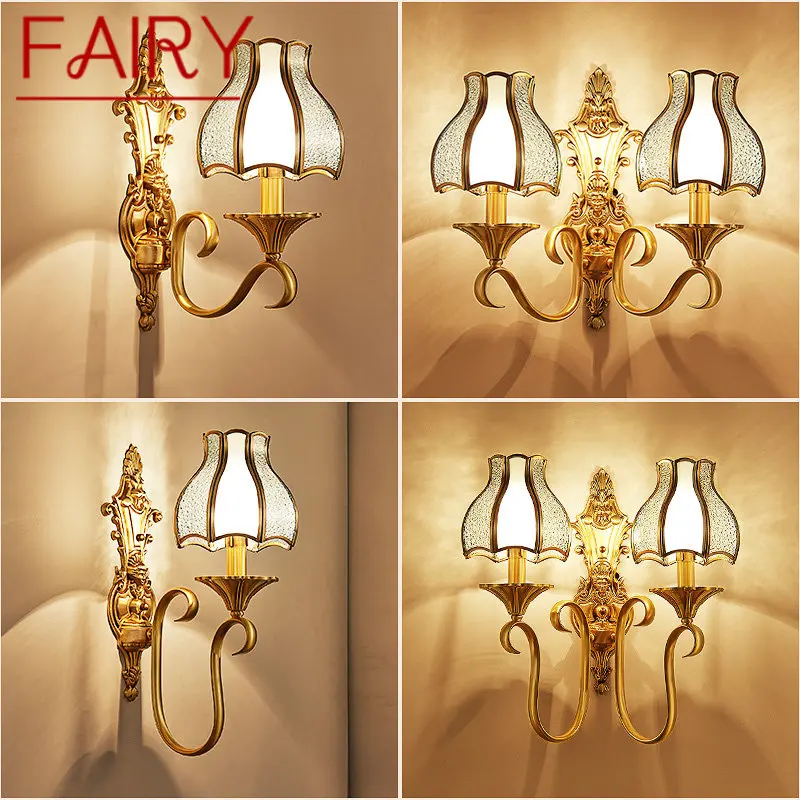 

FAIRY Contemporary LED Copper Wall Lighting Creative Design Sconce Lamp Decor for Home Living Room